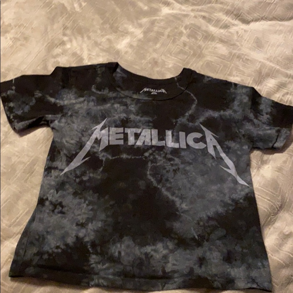 Metallica crop top